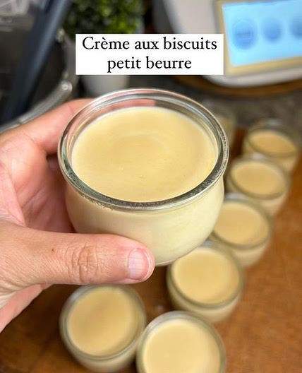 crème dessert aux biscuits