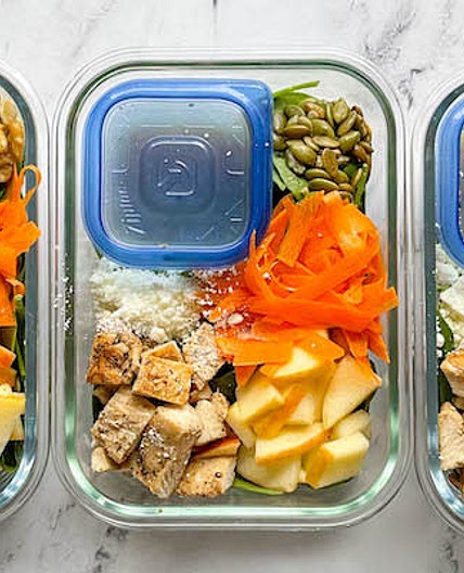 WWL Crunchy Apple, Chicken and Carrot Salad