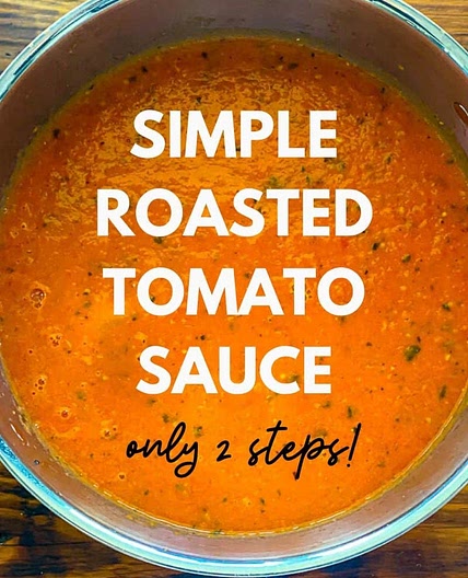 Simple Roasted Tomato Sauce Recipe
