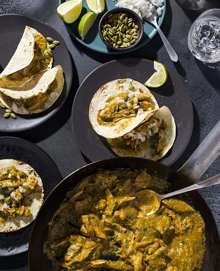 Chili Verde Tacos
