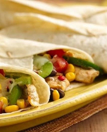 Southwestern Chicken Fajita wrap