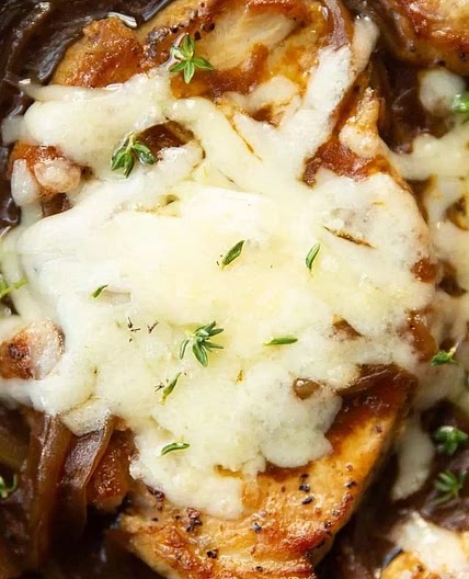 FRENCH ONION PORK CHOPS | Serves 4