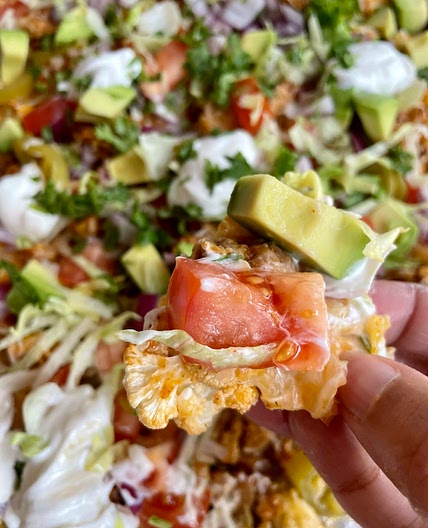 Cauliflower nachos 