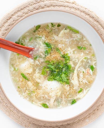 Vietnamese Crab & Asparagus Soup (Sup Mang Cua) — Vicky Pham
