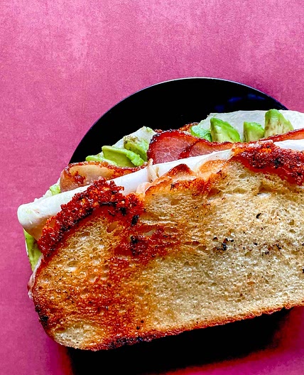 Turkey Avocado Sandwich with Chipotle Sauce