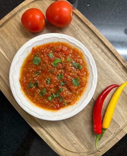 Qalayet Bandora - Jordanian Sauce