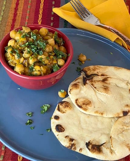 Chole - Indian Garbanzo Beans (Vegan)