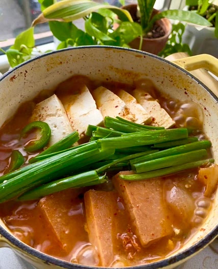 Spam & Kimchi Stew