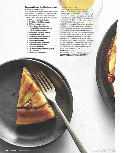 Bananas Foster Upside-Down Cake