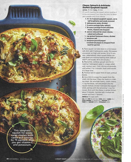 Cheesy Spinach and Artichoke Stuffed Spaghetti Squash