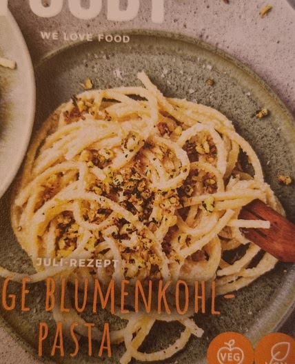 Cremige Blumenkohlpasta