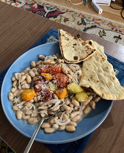 Zingy Tomatoes and Beans 