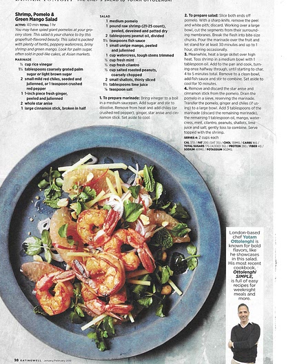 Shrimp, Pomelo and Green Mango Salad