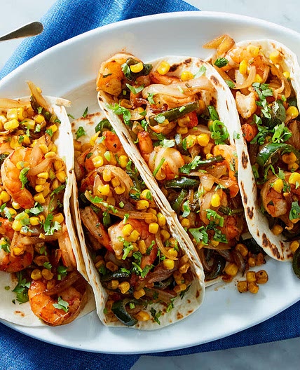 Marley Spoon Shrimp Fajitas