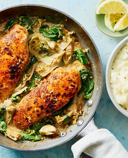 Creamy Spinach & Artichoke Chicken