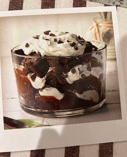 Irish crème chocolate trifle 