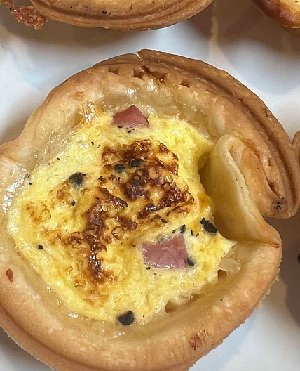 Mini Ham and Cheese Quiche 