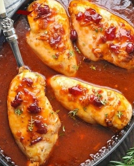 Michelle's cranberry chicken