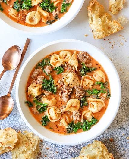 Sausage Tortellini Soup