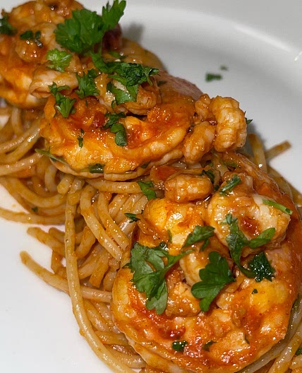 Spicy King Prawn/Shrimp Pasta