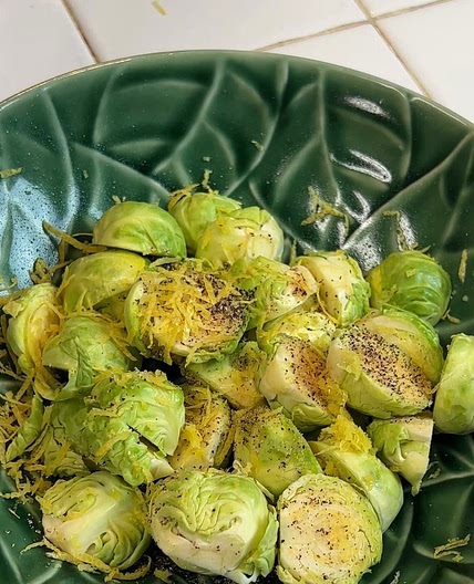 Crispy Lemon Brussels