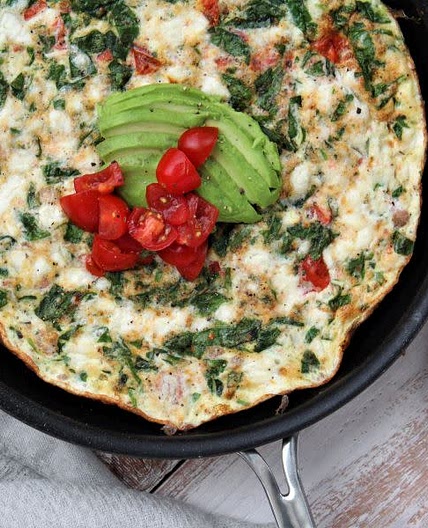 Egg white and turkey pizza