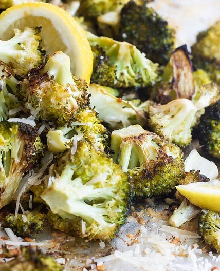 Roasted Broccoli with Lemon and Parmesan