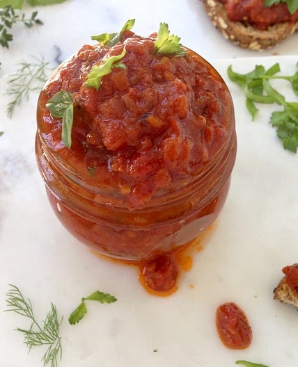 Zacusca Vegetable Spread Recipe (Eggplant Tomato sauce )