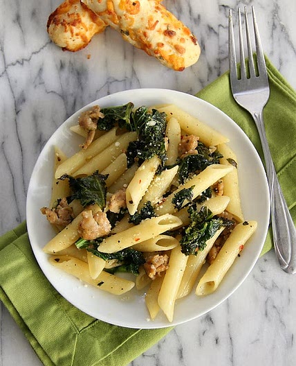 Kale & Sausage Pasta