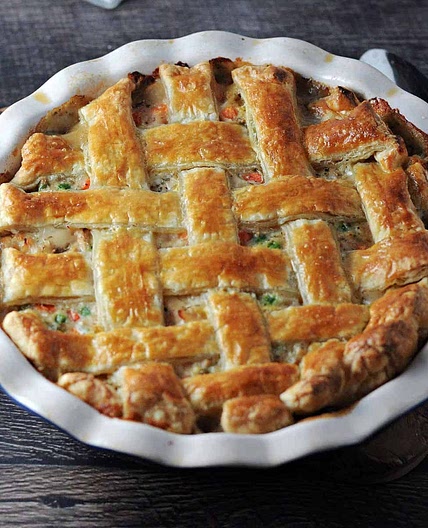 Puff Pastry Turkey Pot Pie