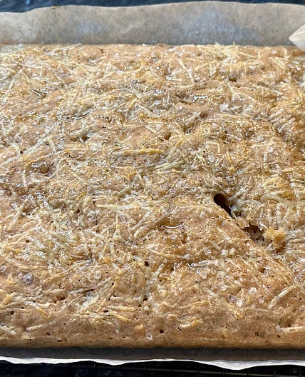 Garlic Parmesan Focaccia Bread