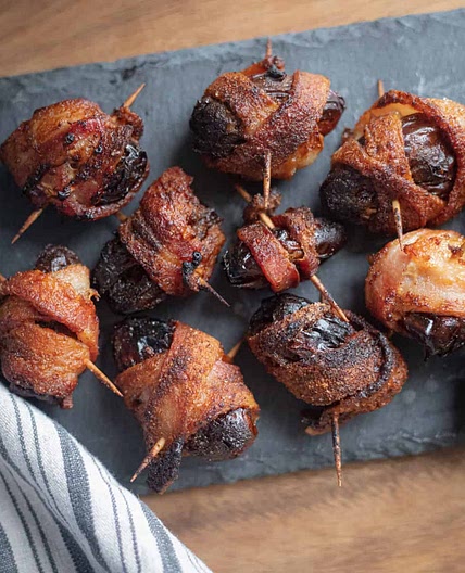 Air Fryer Bacon Wrapped Dates