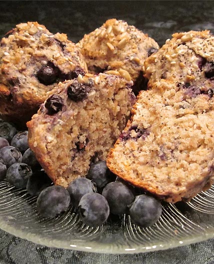 Wholewheat Blueberry Muffins (Milk)