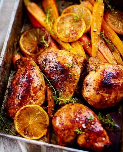 Huhn mit Möhrchen