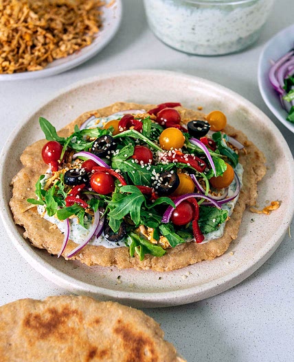 HIGH-PROTEIN FLATBREAD