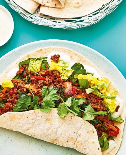 Smoky beef fajitas