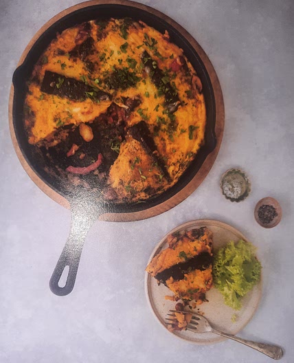 Black pudding frittata