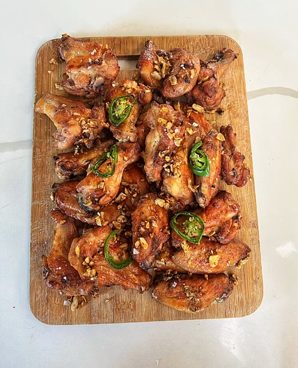 Salt and Pepper Garlic Jalapeno Wings | AngielaEats — Angiela Eats - Quick, Easy, & Delicious Recipes