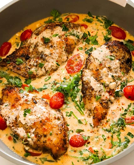 CREAMY TUSCAN CHICKEN