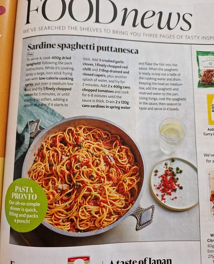 Sardine Spaghetti Puttanesca
