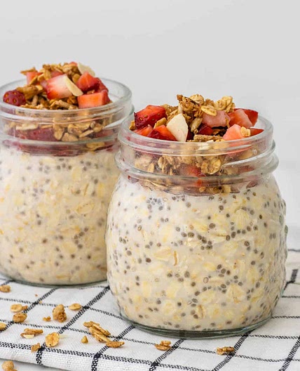 Sleeping oatmeal bowl