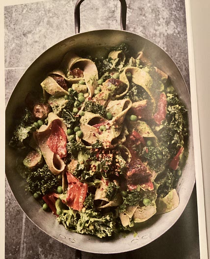 Kale pesto pasta