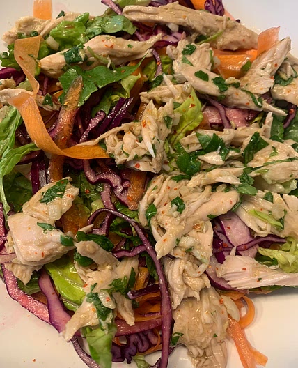 Asian chicken salad