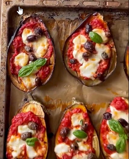 Eggplant Bake with marinara