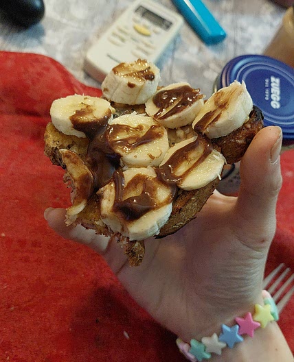 PBJ banana toast