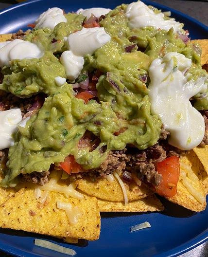 Beef and Bean Nachos