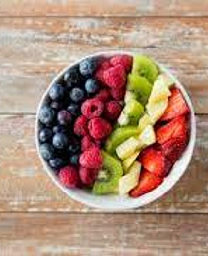 High protein fruit salad