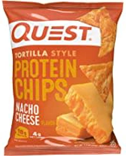 Protein chips, nuts and apple