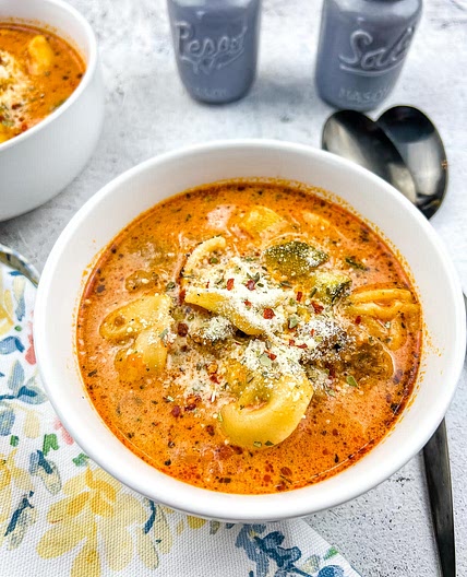 Creamy Instant Pot Tortellini Soup with Sausage