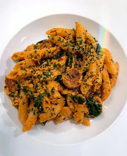 Creamy Chicken & Chorizo Pasta